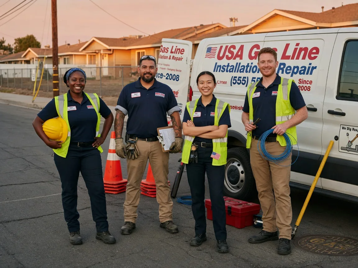 Gas Line Installation company in Saint Lawrence, SD